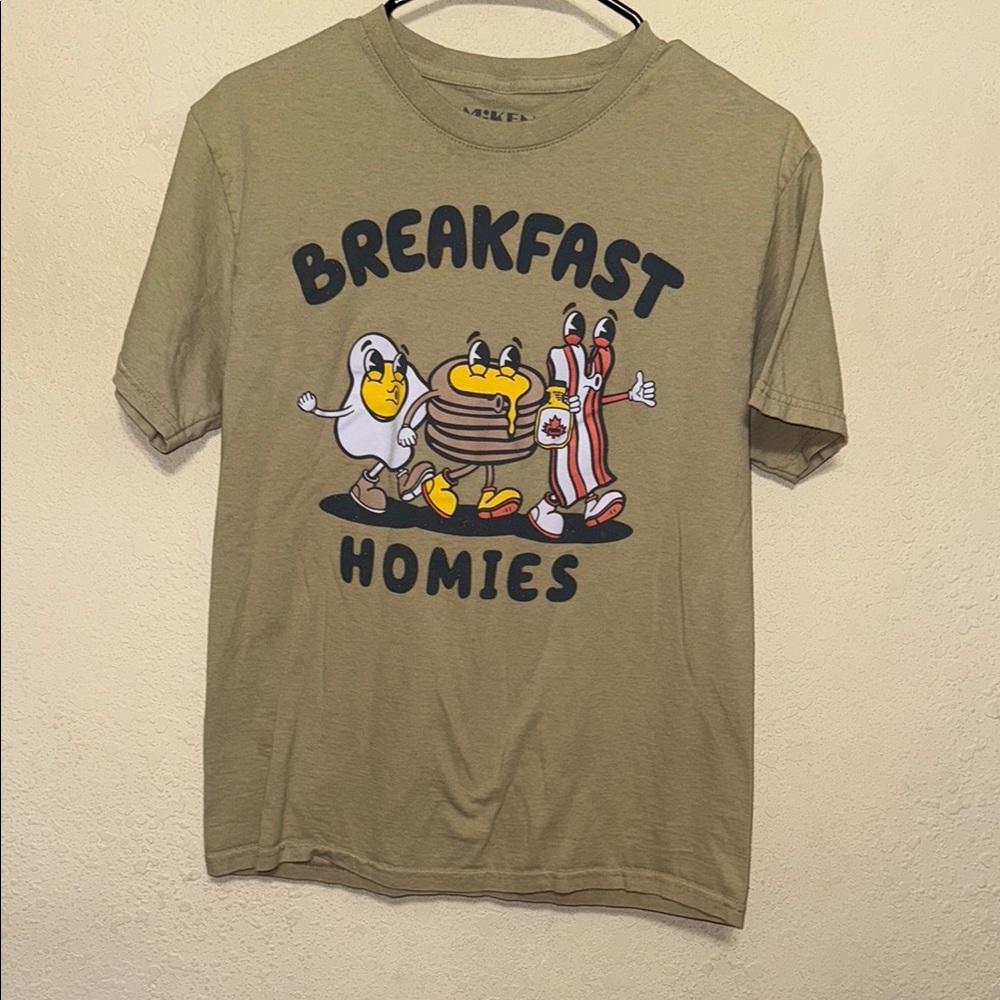 Miken Tan Cotton T-Shirt